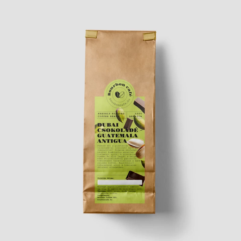 -Dubai Csokoládé-<br>Guatemala Antigua<br>100% Arabica<br>500g